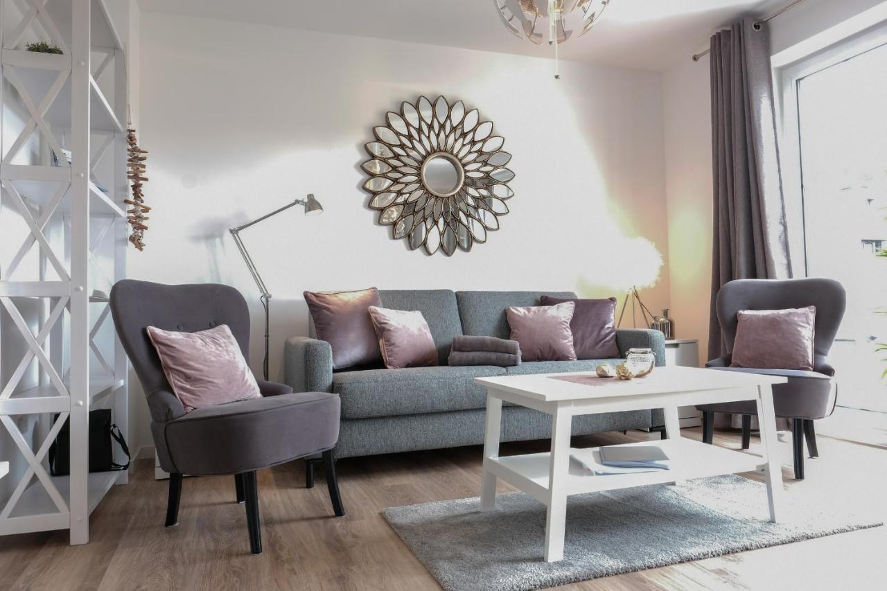 Fewo1846 Strandresidenz Wassersleben - Muschelnest - Stilvolles Studioapartment Mit Balkon Харисле Екстериор снимка
