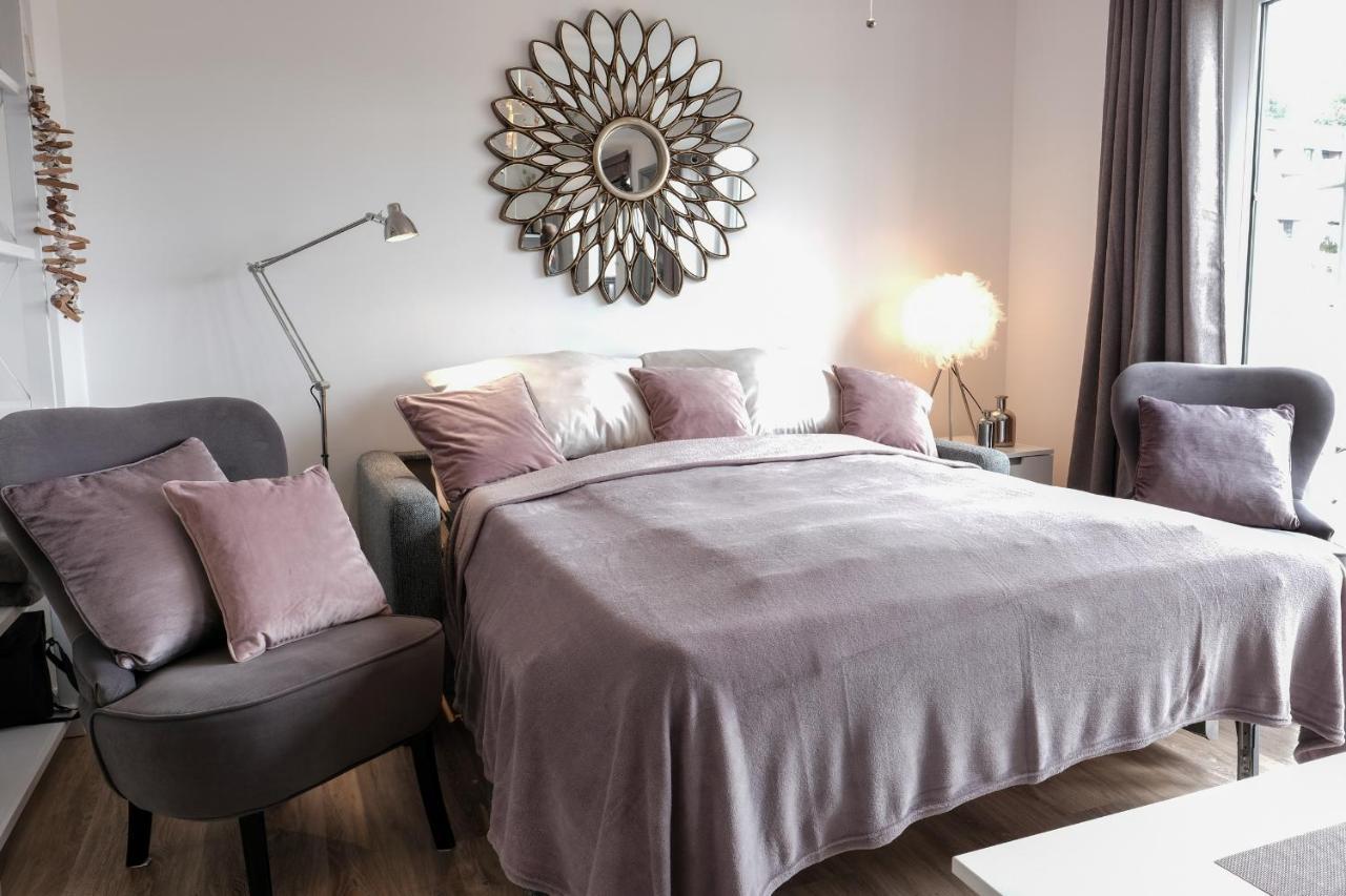 Fewo1846 Strandresidenz Wassersleben - Muschelnest - Stilvolles Studioapartment Mit Balkon Харисле Екстериор снимка